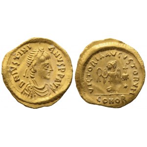 Justinian I (527-565), Tremissis; AV (1,50 g; 15,2 mm)