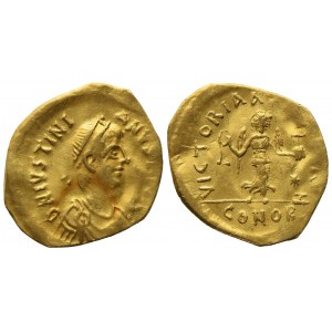 Justinian I (527-565), Tremissis; AV (1,05 g; 15,1 mm)