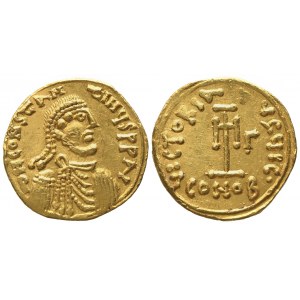 Constans II (641-668), Tremissis; AV (1,43 g; 13 mm)