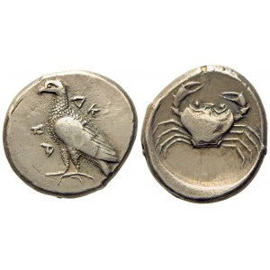 Sicily, Akragas (483-473 BC), Didrachm; AR (g 8,75; mm 21)