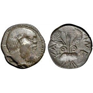 Sicily, Katane (c. 461-445 BC), Litra; AR (0,89 g; 11 mm)