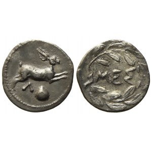 Sicily, Messana (c. 412-408 BC), Litra; AR (0,70 g; 12,8 mm)
