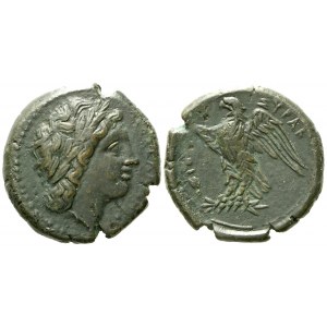 Sicily, Syracuse, Time of Hiketas II (287-278 BC), Æ (9,90 g; 23,5 mm)