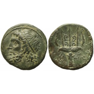 Sicily, Syracuse , Time of Hieron II (274-216 BC), Litra; Æ (8,35 g; 22 mm)