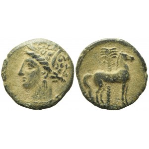 Carthage (c. 400-350 BC), Æ (2,52 g; 16,8 mm)