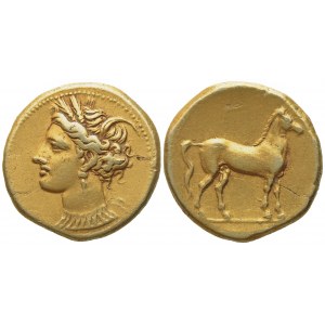 Carthage (c.ca 350-310 BC), Stater; EL (7,35 g; 19,3 mm)