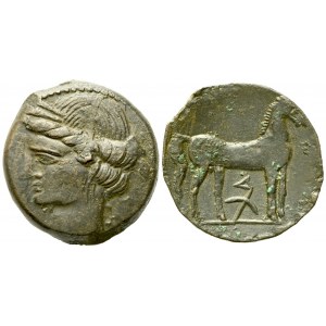 Carthage, First Punic War (c. 264-241 BC), Shekel; Æ (7,15 g; 23 mm)
