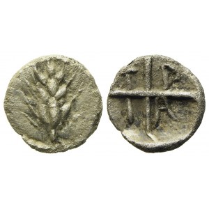 Macedon, Tragilos (c. 450-400 BC), Hemiobol; AR (0,27 g; 7,20 mm)