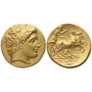 Kings of Macedon, Philip II (359-336 BC), Stater; AV (8,60 g; 17,8 mm)