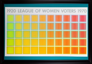 Richard ANUSZKIEWICZ (1930-2020), 1920 League of Women Voters, 1970