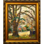 Jeanne BESNARD-FORTIN (1892-1978), Pejzaż z południa Francji, lata 1920-30-te