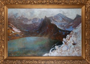 Edmund CIECZKIEWICZ (1872-1958), Pejzaż górski - Morskie Oko