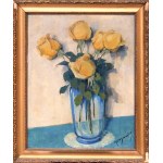 Janusz JAROSIEWICZ (1894-1974), Żółte róże, 1968
