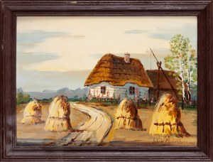 Gabriel MAZURKIEWICZ (ur. 1935), Snopki siana, 1999