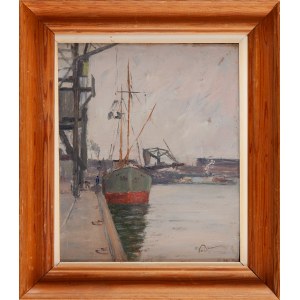 INDEPENDENT painter (20th century), In the harbor