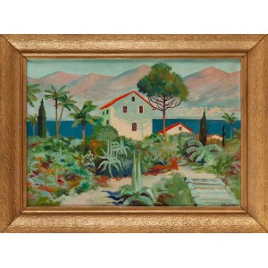 INDEPENDENT painter, POLISH (20th century), Exotic landscape