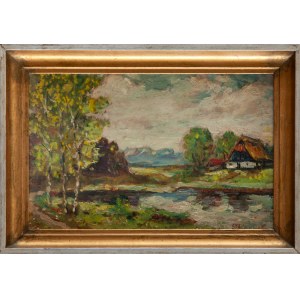 Malarz NIEOKREŚLONY, POLSKI, sygn. STACHOWSKI (XX w.), Pejzaż