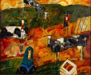 Witold Pałka (1928 Dąbrówka Mała - 2013 Katowice), Bez tytułu, 2002