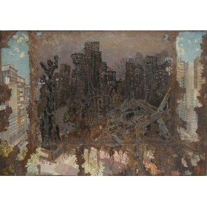 Konstanty Mackiewicz (1894 Małoryta bei Brześć - 1985 Łódź), Rust aus der Serie Tu byli ludzie, 1966