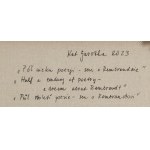 Kat Garstka (ur. 1977), Pół wieku poezji - sen o Rembrandcie, 2023