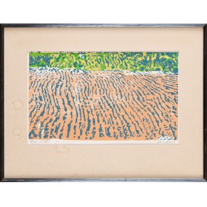 Ake V. LARSSON (1926-2006), Composition (Fields).