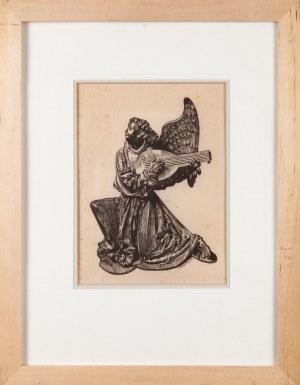 Wassili Nikolajewitsch MASJUTIN (1884-1955), Anioł grający na lutni