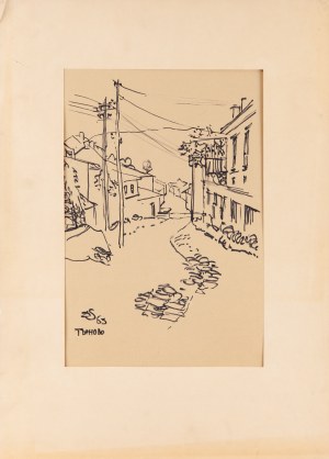 Donald SOLO (1919-2010), Uliczka w Wielkim Tyrnowie (Bułgaria), 1963