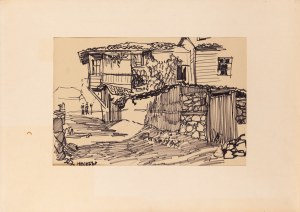 Donald SOLO (1919-2010), Domy w Nesebyr (Bułgaria), 1963