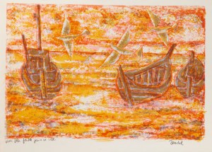 Gabriel ZENDEL (1906-1992), Les barques, ok. 1952