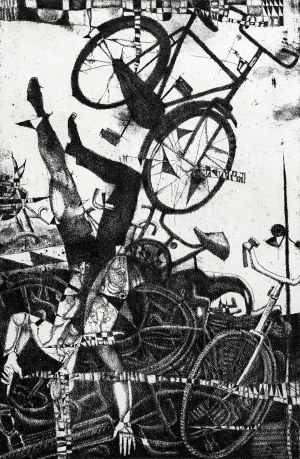 Mieczysław Wejman (1912-1997), Rowerzysta V, 1964