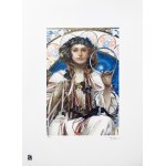 Alphonse Mucha (1860-1939), Portrait of Josephine Crane-Bradley as Slavia