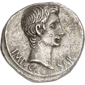 Auguste (27 av. J.-C. - 14 ap. J.-C.). Cistophore ND (25-20 av. J.-C.), Éphèse.