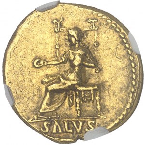 Néron (54-68). Aureus ND (66-68), Rome ou Lyon.