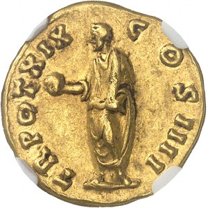 Antonin le Pieux (138-161). Aureus 155-156, Rome.