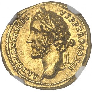 Antonin le Pieux (138-161). Aureus avec Marc Aurèle 140, Rome.