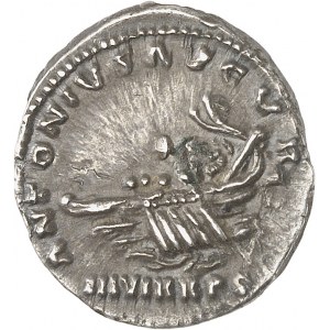 Lucius Verus (161-169). Denier, restitution pour Marc Antoine par Marc Aurèle et Lucius Verus ND (165-166), Rome.