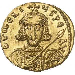 Tibère III Aspimar (698-705). Solidus ND (698-705), Constantinople, 1ère officine.