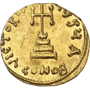 Tibère III Aspimar (698-705). Solidus ND (698-705), Constantinople, 1ère officine.
