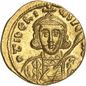 Tibère III Aspimar (698-705). Solidus ND (698-705), Constantinople, 9e officine.