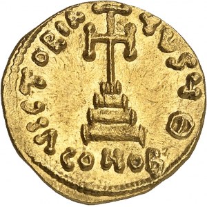 Tibère III Aspimar (698-705). Solidus ND (698-705), Constantinople, 9e officine.