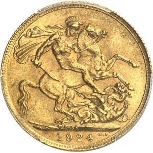 Georges V (1910-1936). Souverain 1924, SA, Pretoria.