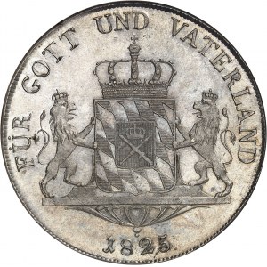 Bavaria, Maximilian I (IV) Joseph (1799-1806-1825). Thaler 1825, Munich.