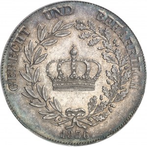 Bavière, Louis Ier (1825-1848). Thaler à la couronne (kronenthaler), 2e type 1836, Munich.