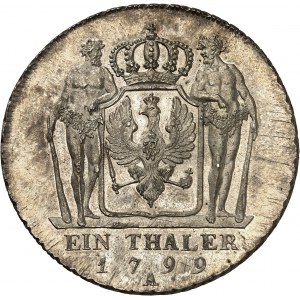 Preußen, Friedrich Wilhelm III (1797-1840). Thaler 1799, A, Berlin.