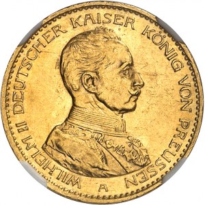 Prusse, Guillaume II (1888-1918). 20 mark 1915, A, Berlin.