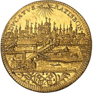Ratisbonne (évêché de), Joseph II (1765-1790). Ducat ND (1765-1766) ICB-ILOE, Ratisbonne.