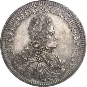 Charles VI (1711-1740). Double thaler ND (1719), Hall.