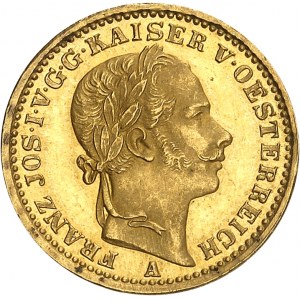 François-Joseph Ier (1848-1916). 1/2 couronne (1/2 krone), d’aspect Flan bruni (PROOFILKE) 1858, A, Vienne.