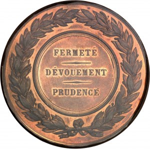 Abdülhamid II (1876-1909). Médaille, la colonie française d’Alexandrie à M. Rouhaud, chancelier 1882, Paris.