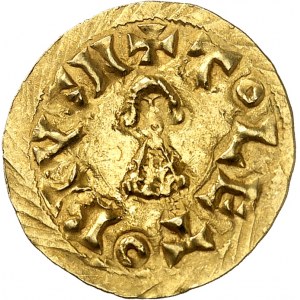 Wisigoths, Récarède II (621). Trémissis ND (621), Tolède.